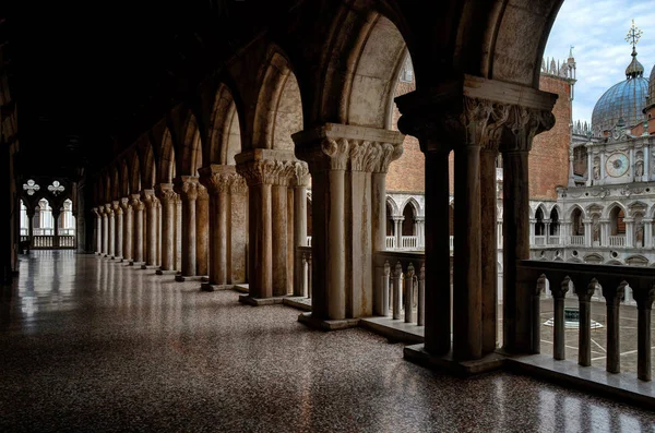 Veneza, varanda do Palácio do Doge — Fotografia de Stock