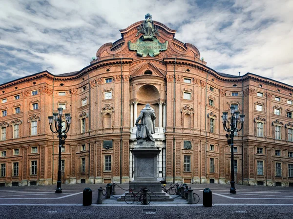 Turin, Palazzo Carignano — 图库照片