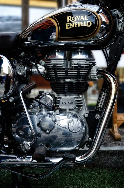 Royal Enfield motosiklet motoru — Stok fotoğraf