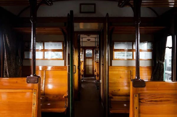 Interior de un vagón de tren compartimento Centoporte — Foto de Stock