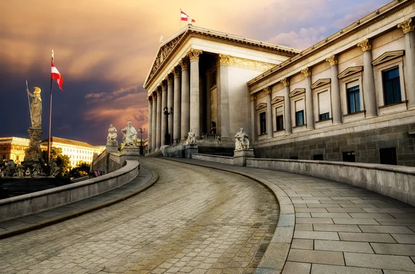 奥地利议会大楼 — 图库照片