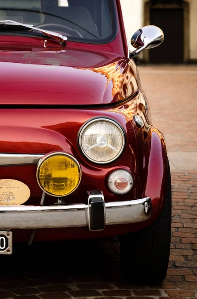 Fiat 500 Abarth classic car in Turin — Stock Photo, Image