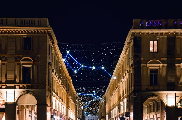 Turin, via Roma gece