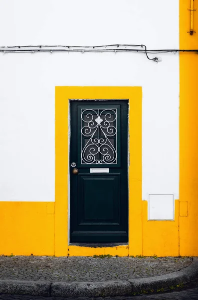 Porta Tradicional Évora Principal Cidade Alentejo Portugal Famosa Pelas Suas — Fotografia de Stock