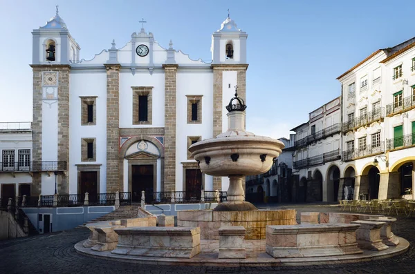 Praca Giraldo Place Principale Evora Ville Région Alentejo Portugal Célèbre — Photo