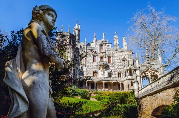 Sintra Portugal February 2019 Famous Palace Quinta Regaleira Masonic Estate — 스톡 사진