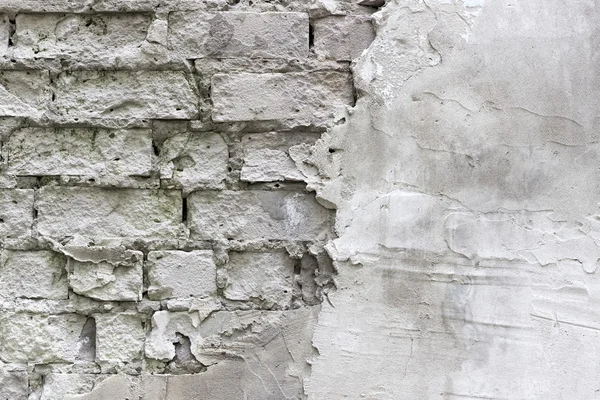 Сіра вінтажна цегляна стіна або текстура паркану гранжевий фон — стокове фото