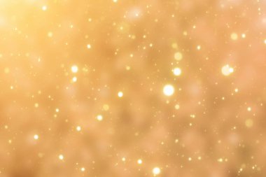 Altın bokeh veya glitter Festival arka plan ışıklar