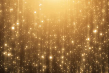 Akmak altın arka plan. Neşeli Noel şablonu. Parlak ışık veya bokeh