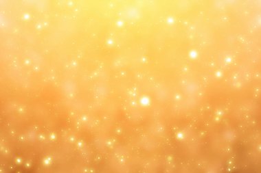 Altın arka plan. Ufuk ışık veya bokeh. Noel şenlikli