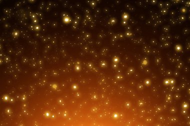 Altın parçacıkları veya bokeh ışıklar. Noel Vintage Festival arka plan