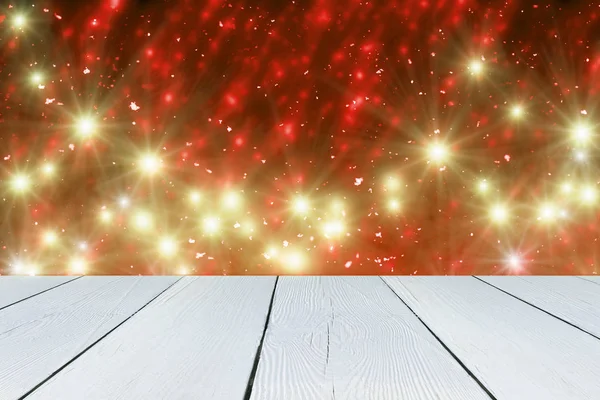 Noel altın bokeh ve tablo. İçin görüntü'yü kullanın veya ürün montaj
