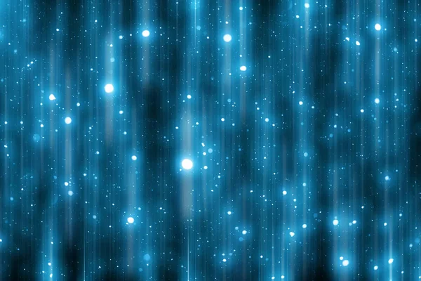 Festive abstract background. blue bokeh or glitter lights on dark backdrop. — Stock Photo, Image