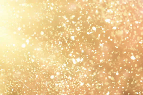 Altın bokeh veya glitter Festival arka plan ışıklar. Noel soyut şablonu