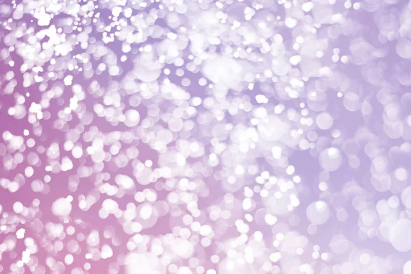 Abstrakta bokeh glitter julbelysning på serenity bakgrund. Runda oskärpa cirkeln partiklar — Stockfoto