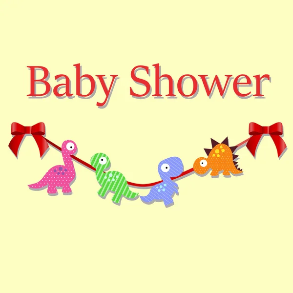 Babydusche Design. Hintergrund Vektor Illustration — Stockvektor