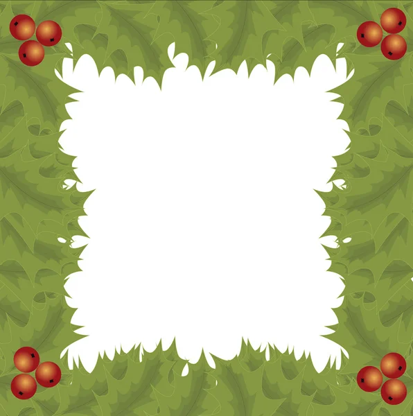 Decorative Christmas frame. — Stock Vector