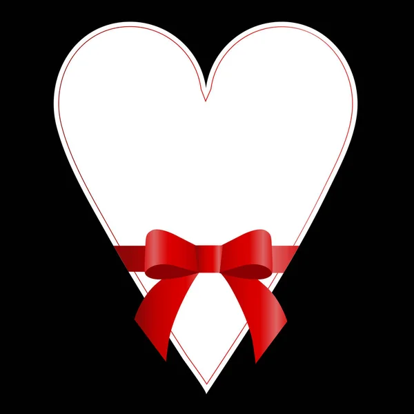 Красивый шаблон рамки на день святого Валентина или свадьбы . — стоковый вектор