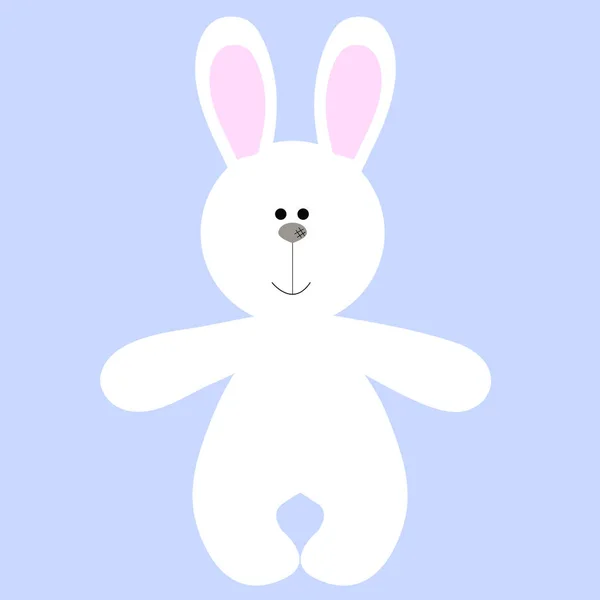 Ícone colorido bonito coelho bebê de Páscoa. o modelo para a Páscoa —  Vetores de Stock