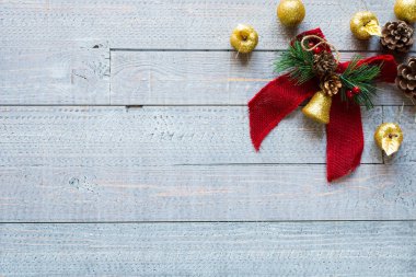 Noel koleksiyonu, ahşap arka plan