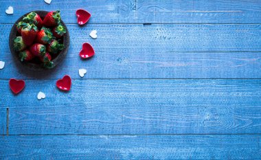 Kalpleri ve çeşitli romantik YYK ile Sevgililer günü arka plan