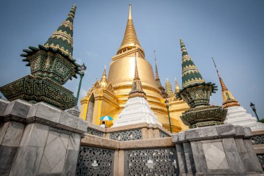 Bangkok, Tayland Budist heykeller