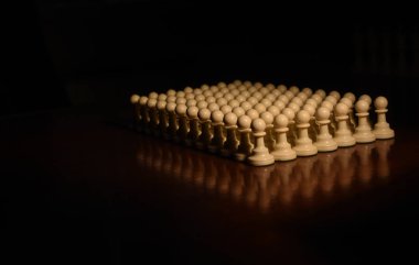 Satranç, piyon, rakamlar, arka ışık, arka plan ışığı, ışık ve gölge, oyun, beyaz resimler,