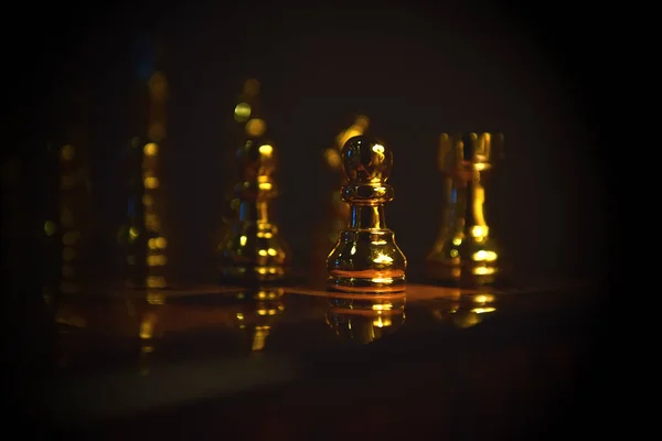 Altın satranç adet portre