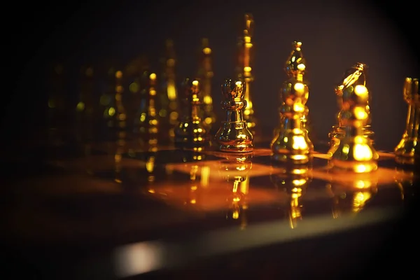 Altın satranç adet portre