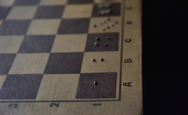 Шахматной Доске Геометрическая Прогрессия Гречихи — стоковое фото