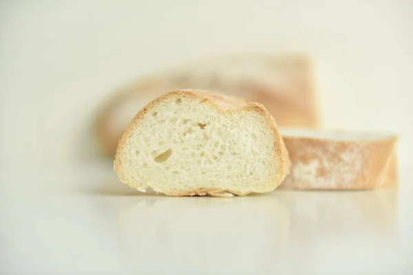 White Wheat Bread Toasted Crust — Stock Photo, Image