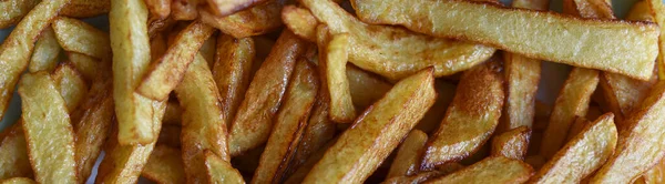 Pommes Frites Med Rostad Krispig Skorpa — Stockfoto