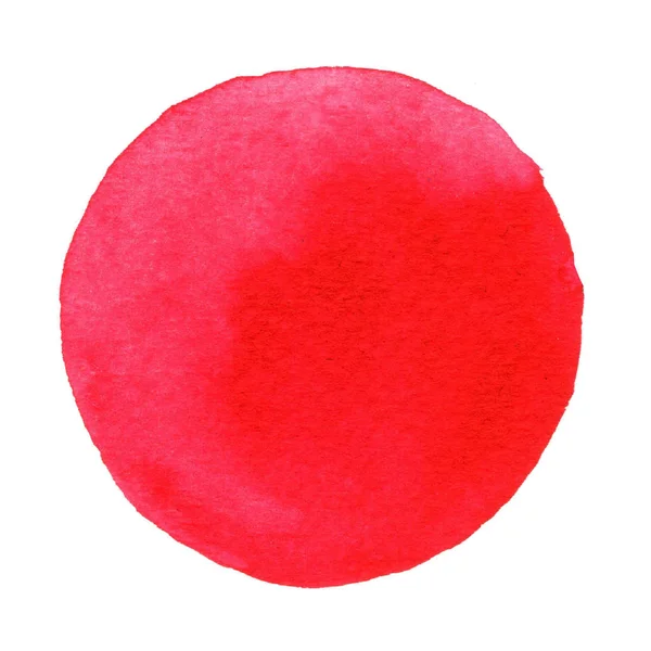 Watercolor hand painted circle. Beautiful design elements. Pink background — Stock Photo, Image