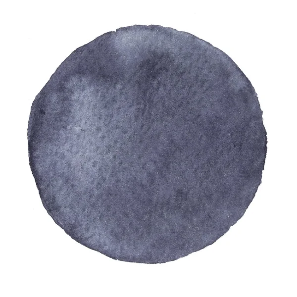 Watercolor hand painted circle. Beautiful design elements. Gray background — Stock Photo, Image