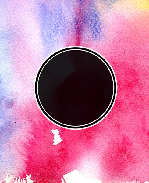 Acuarela colorida abstracta para el fondo. Pintura de arte digital . — Foto de Stock