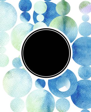 Soyut suluboya boyalı arka plan, kurumsal broşür, el ilanı. Metniniz için yer ile parlak modern tasarım şablonu.