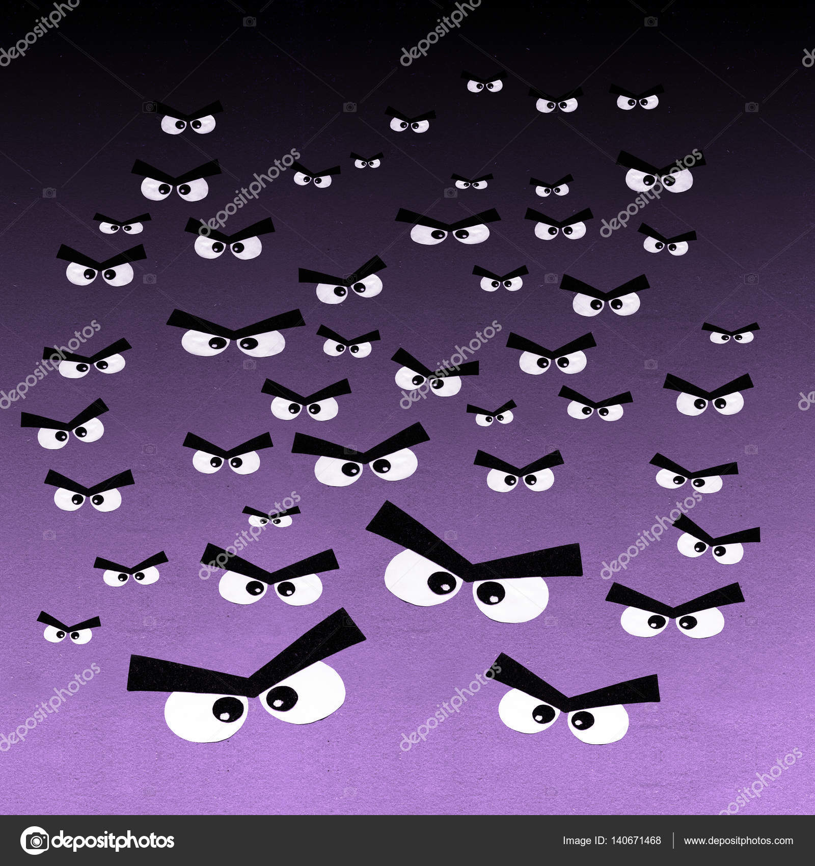 Scary Cartoon Eyes In The Dark