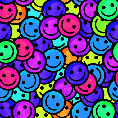 İfadeler gülümseyen kalabalık. Gülümsüyor simgesi desen.