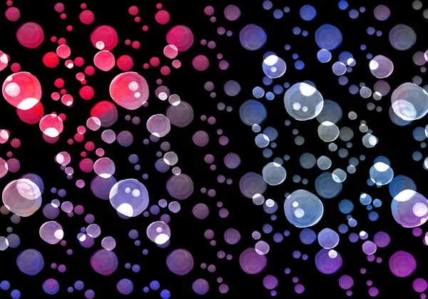 핑크, 블루 수채화 동아리의 추상 패턴 — 스톡 사진