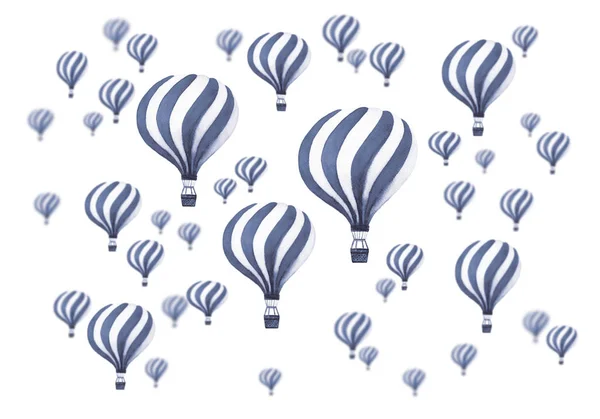 Vintage sıcak hava balonları — Stok fotoğraf