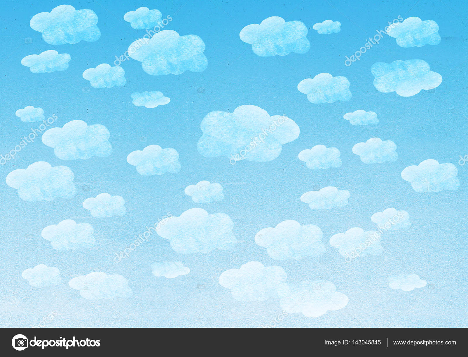 Hand Painted Watercolor Blue Sky And White Clouds Stock Photo Image By C K Chumakova Hand Painted Watercolor Blue Sky And White Clouds Stock Photo Image By C K Chumakova