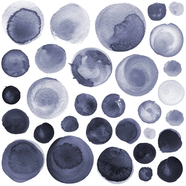 Manchas redondas, manchas de color gris — Foto de Stock