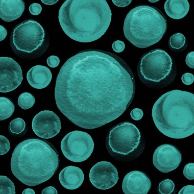 Yeşil ve nane mavi daireler Modern arka plan