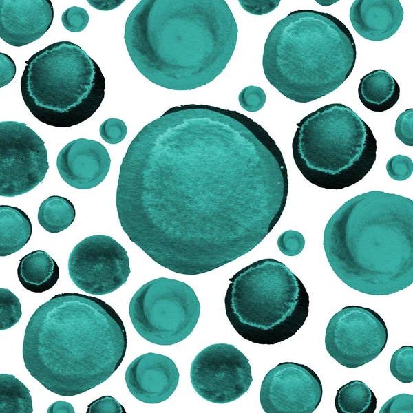 Fondo moderno de verde y menta círculos azules — Foto de Stock