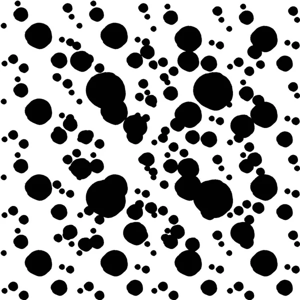 シンプルな幾何学的図形に無造作に散らばって丸い — ストックベクタ