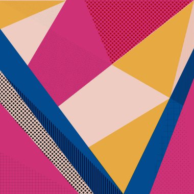 Retro tasarım arka plan, memphis tarzı.