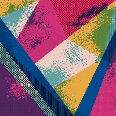 Retro tasarım arka plan, memphis tarzı.