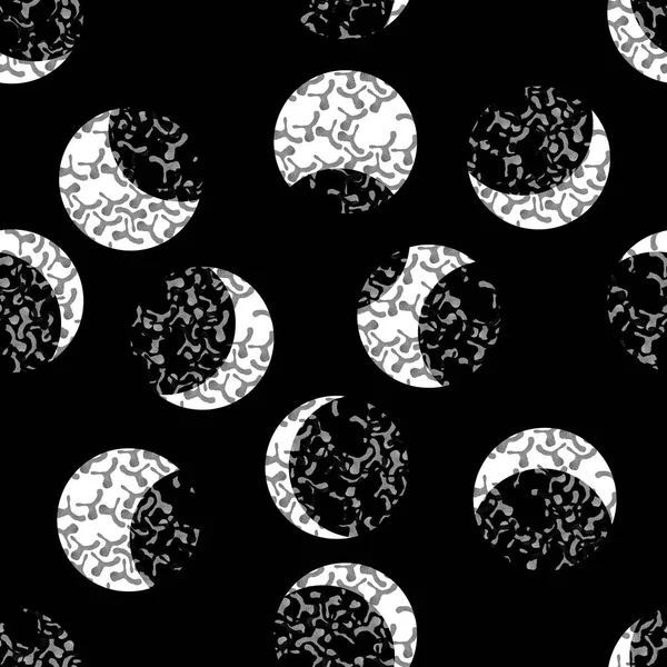 Современный абстрактный серый узор с круглыми формами — стоковое фото