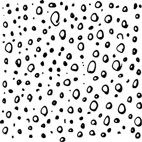 Hand drawn ink vector texture with drops — Stock Vector