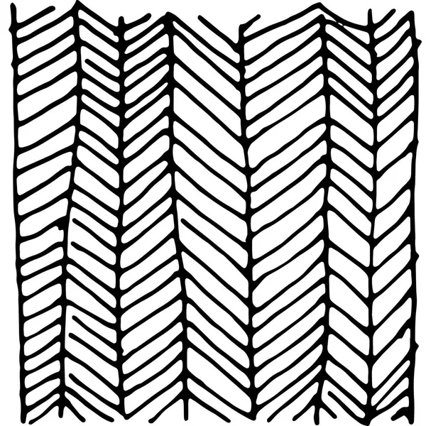 Vector hand drawn ink texture with stripe and lines. — Stock Vector